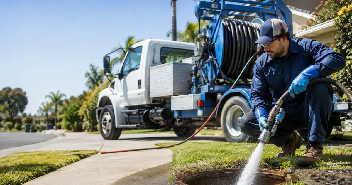 Hydro jet sewer cleaning Camp Pendleton